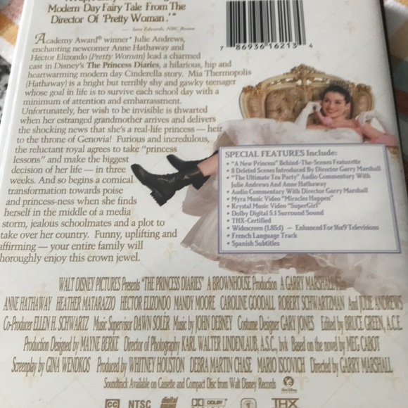Disney's The Princess Diaries DVD Like New Final Sale - Picture 7 of 7